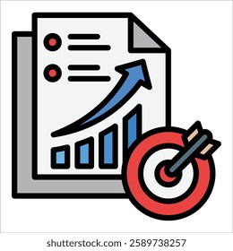 Accuracy Icon Element For Design