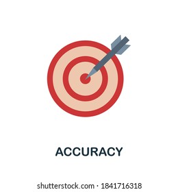 Accuracy icon. Simple element from core values collection. Creative Accuracy icon for web design, templates, infographics and more