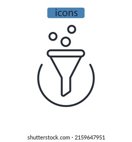 accuracy icons  symbol vector elements for infographic web