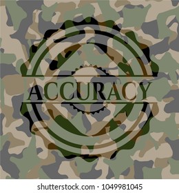 Accuracy on camo texture