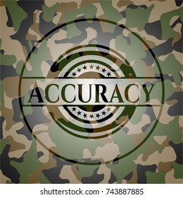 Accuracy on camo texture