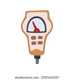 accuracy ph meter cartoon. precision digital, analog portable, benchtop laboratory accuracy ph meter sign. isolated symbol vector illustration