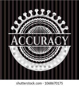   Accuracy silver shiny emblem