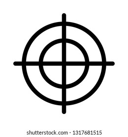 Accuracy targeting and aim the focus point center