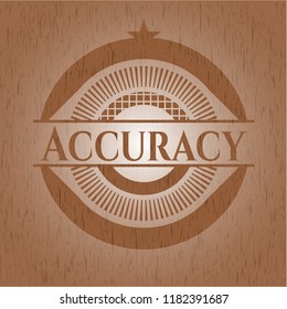 Accuracy wood emblem