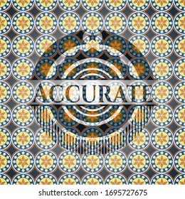 Símbolo árabe preciso. decoración árabe.