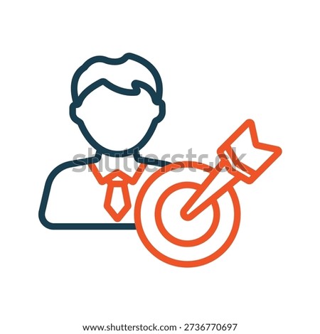 accurate icons outline and Flat Style,transparent background