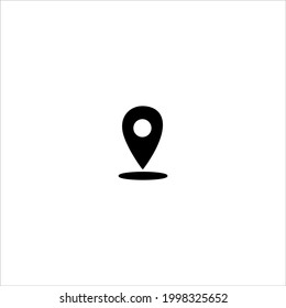 accurate location gps flat symbol icon
