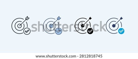 Accurate Multiple Icon Set Illustration Vector