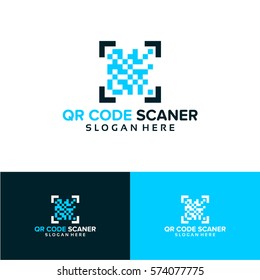 Accurate QR Code Scanner Modern Logo Vector Illustration