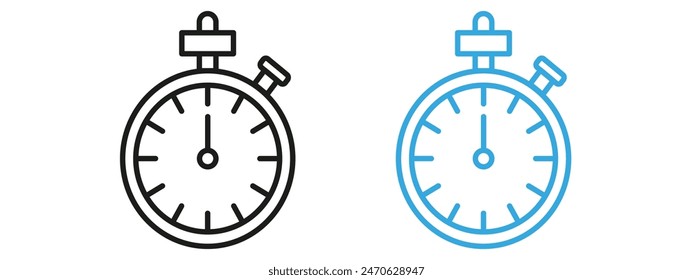 Accurate Timer Icon for Stopwatches, Sports Timing, and Precision Measurement