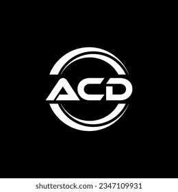 ACD Logo Design, Inspiration for a Unique Identity. Modern Elegance and Creative Design. Watermark Your Success with the Striking this Logo.