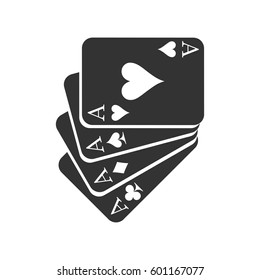 Ace cards suit icon