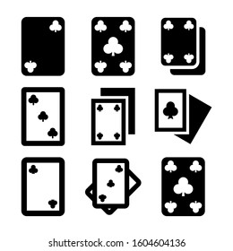Ace Of Clubs icon isolated sign symbol vector illustration - Collection of high quality black style vector icons
