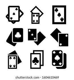 Ace Of Clubs icon isolated sign symbol vector illustration - Collection of high quality black style vector icons
