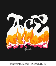 Ace (cool), liquid typography t shirt design, motivational typography t shirt design, inspirational quotes t-shirt and poster design