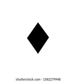 ace of diamonds card icon over white background, vector illustration