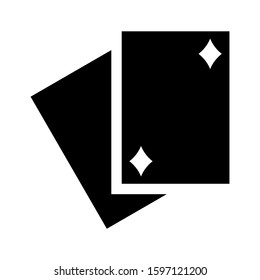 ace of diamonds icon isolated sign symbol vector illustration - high quality black style vector icons
