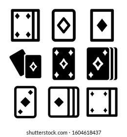 ace of diamonds icon isolated sign symbol vector illustration - Collection of high quality black style vector icons
