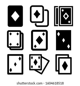 ace of diamonds icon isolated sign symbol vector illustration - Collection of high quality black style vector icons
