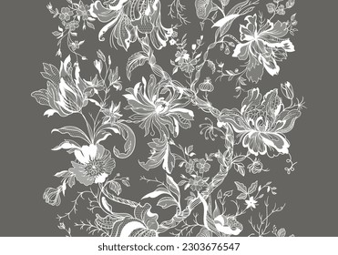 ace floral seamless pattern. Chintz