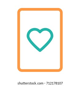 Ace of heart icon