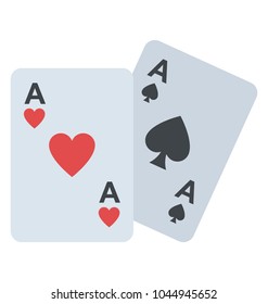 Ace of hearts symbol of card game