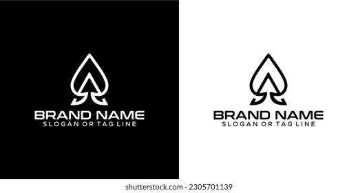 ace joint logo with tree and letter A