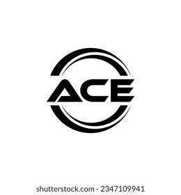 ACE Logo Design, Inspiration for a Unique Identity. Modern Elegance and Creative Design. Watermark Your Success with the Striking this Logo.