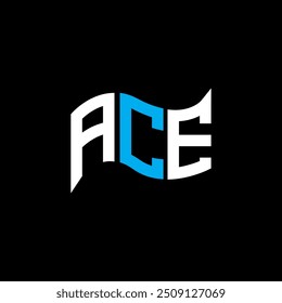 ACE logo design, ACE simple and modern logo. ACE luxurious alphabet design  
