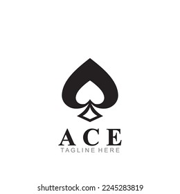 ace logo icon vector illustration template design