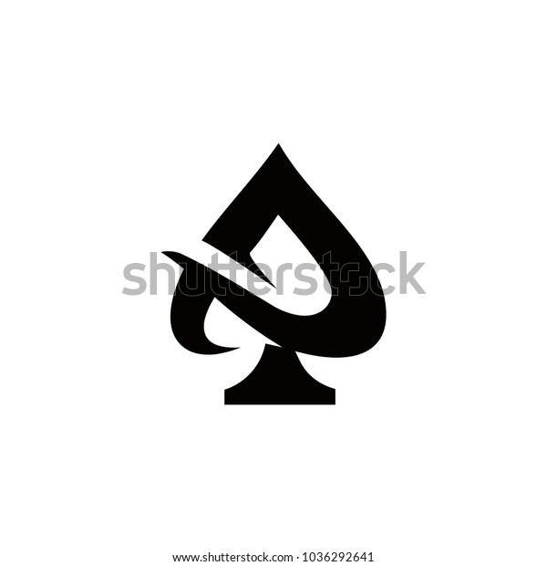 Ace Logo Vector Graphic Outline Minimalist Stock Vector (Royalty Free ...