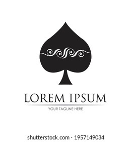 Ace logo vector illustration design template
