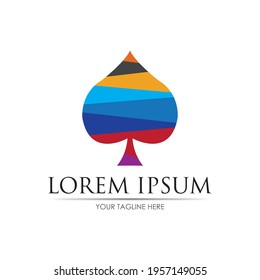 Ace logo vector illustration design template