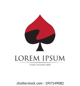 Ace logo vector illustration design template