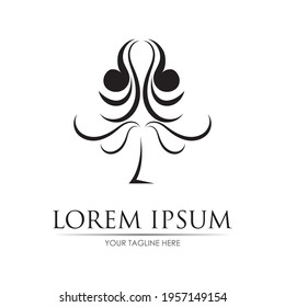 Ace logo vector illustration design template