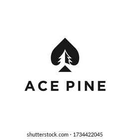 Ace pine logo / casino logo