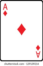 Ace playing card