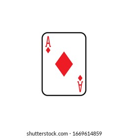 Plantilla de diseño gráfico de la tarjeta de reproducción vectorial aislado