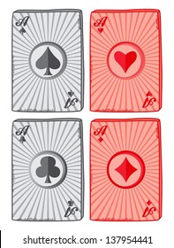 ace poker card set