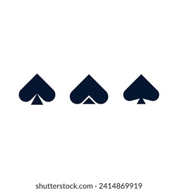 Ace simple symbol logo icon template