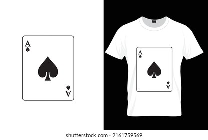 
The Ace of Spade Card T-shirt