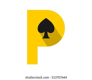 ace spade typography alphabet typeset typeface logotype font image vector icon