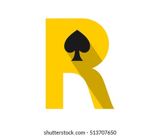 ace spade typography alphabet typeset typeface logotype font image vector icon