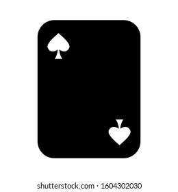 Ace of spades icon isolated sign symbol vector illustration - high quality black style vector icons
