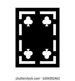 Ace of spades icon isolated sign symbol vector illustration - high quality black style vector icons
