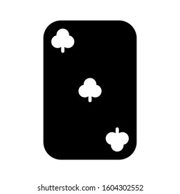 Ace of spades icon isolated sign symbol vector illustration - high quality black style vector icons

