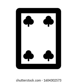 Ace of spades icon isolated sign symbol vector illustration - high quality black style vector icons
