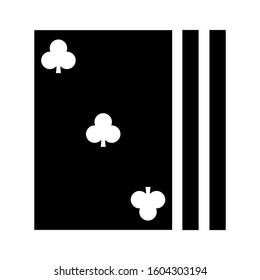 Ace of spades icon isolated sign symbol vector illustration - high quality black style vector icons
