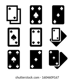 Ace of spades icon isolated sign symbol vector illustration - Collection of high quality black style vector icons
